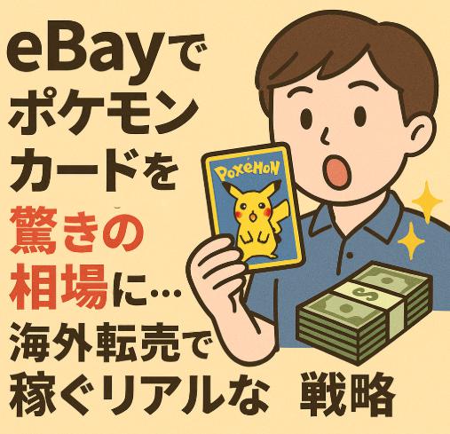 eBayでポケモンカードを売ったら驚きの相場に…海外転売で稼ぐリアルな戦略