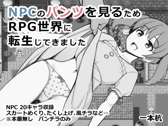 ファンタジー【NPCのパンツを見るためRPG世界に転生してきました】