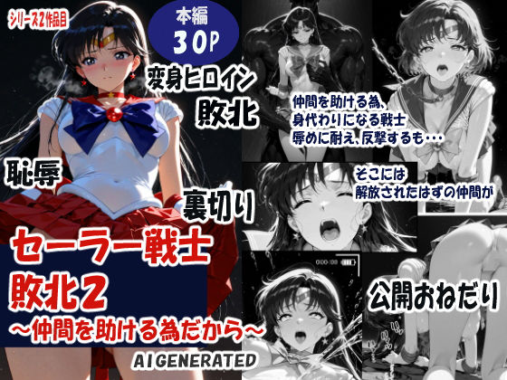 拘束【セーラー戦士敗北 仲間を助ける為だから】